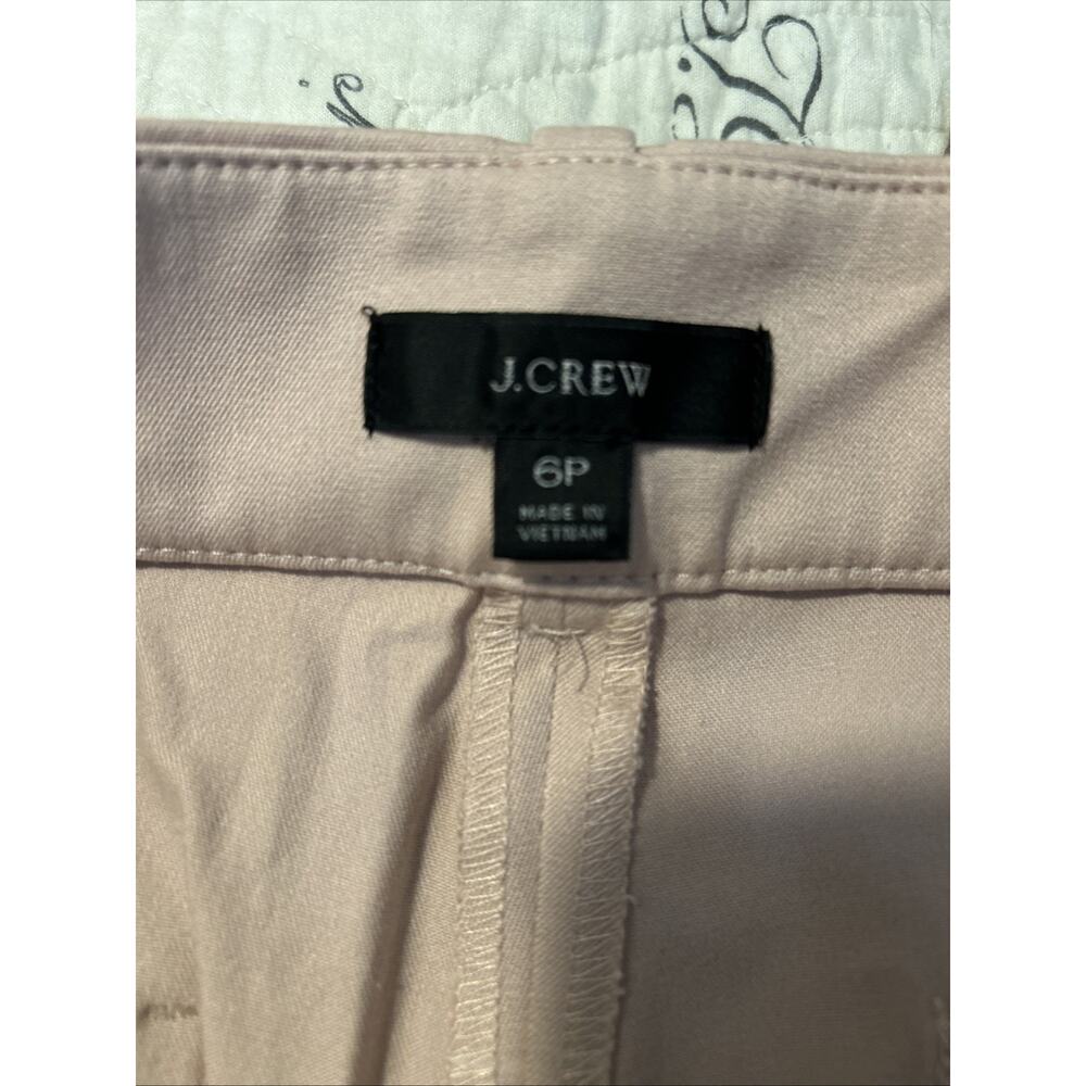 J. Crew Women's Sydney Wide-leg Pant Bi-stretch Cotton Blend Light Pink6P BF405 - Picture 4 of 12